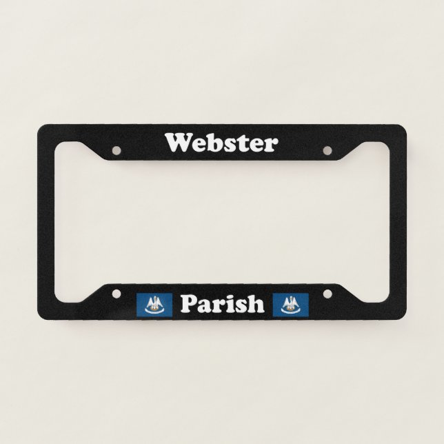 Webster Parish Louisiana LPF License Plate Frame (Front)
