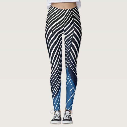 WebStripe Dynamic Striped Lady Leggings Leggings