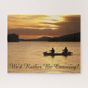 We'd Rather be Canoeing! Jigsaw Puzzle