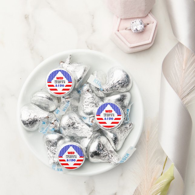 Wed, White & I Do Patriotic Wedding Event Hershey®'s Kisses® (Wedding)