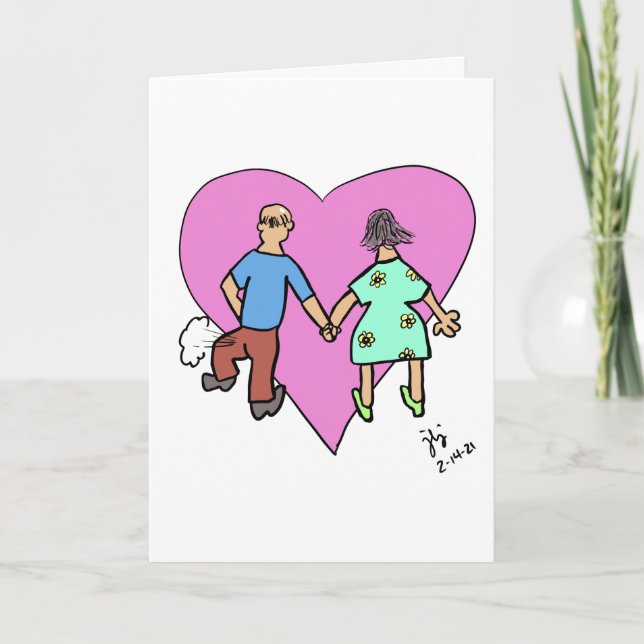 Wedded Bliss anniversary card (Front)
