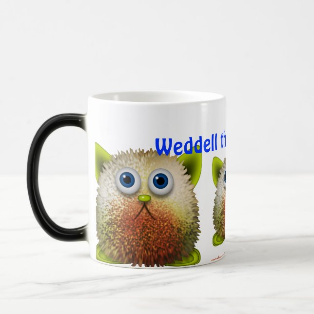 Weddell the Cuddly Wuzzy-Butt Drink Mug (Left)