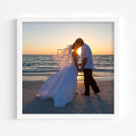 Wedding 12"x12" photo print<br><div class="desc">A square 12x12 photo enlargement print wall art.
Add your own personalized text to create a personalized touch. 
If you have a landscape or portrait photo,  you can either crop your image ahead of time or use the dynamic crop feature right here in the system.</div>