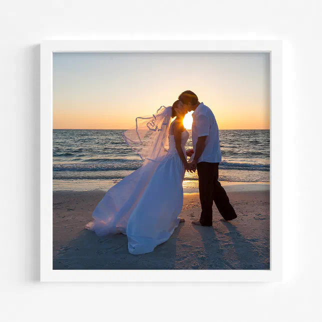 Wedding 12"x12" photo print