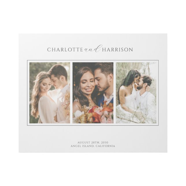 Wedding 3 Photo  Gallery Wrap (Front)