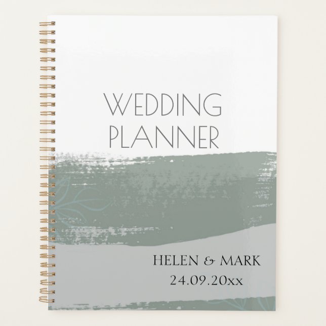 Wedding abstract customize planner (Front)