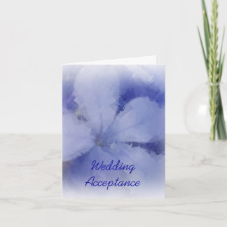 Wedding Acceptance Card