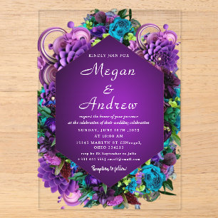 WEDDING Acrylic Invitations