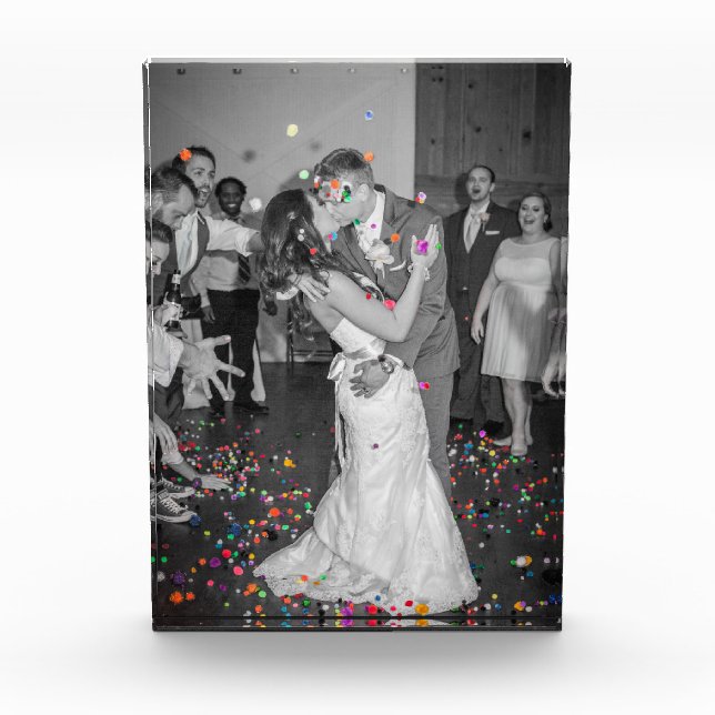 Wedding Acrylic Photo Block (Front)