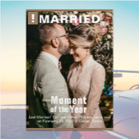 Wedding Add Photo Fun Magazine Cover