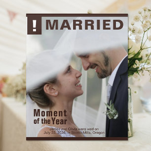 Wedding Add Photo Magazine Cover Acrylic Print