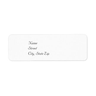 Wedding Address Label Template
