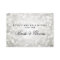 Wedding Advice Card Silver Glitter Lights