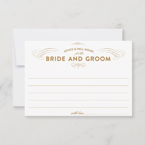 Wedding Advice Cards