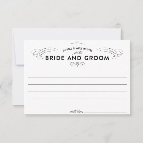 Wedding Advice Cards