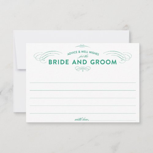 Wedding Advice Cards
