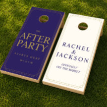 Wedding After Party Custom Couple Names
