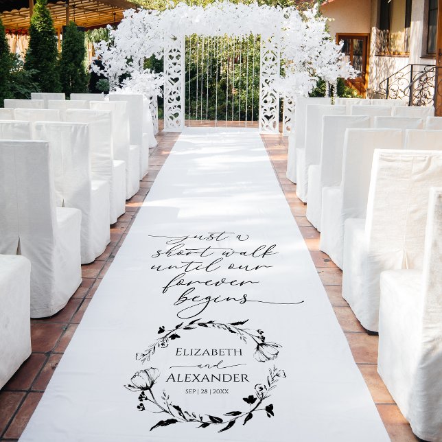 Wedding Aisle Entrance Floor Decals | Calligraphy (Creator Uploaded)