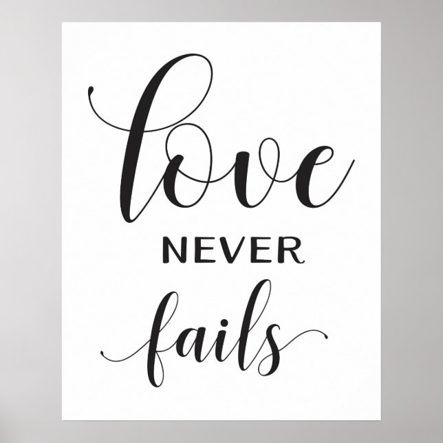 Wedding Aisle Signs - 1 Corinthians 13 (Front)