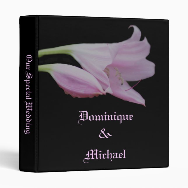 Wedding Album 3 Ring Binder (Front/Spine)