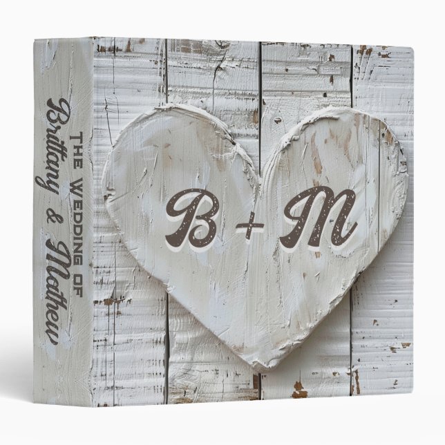 Wedding Album / Planner 3 Ring Binder (Front/Spine)