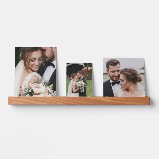 Wedding and Family Photos Modern Picture Ledge (Front)