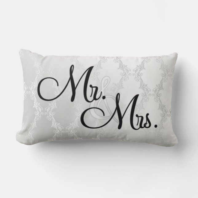 WEDDING AND SHOWER GIFT MR & MRS PILLOW (Front)
