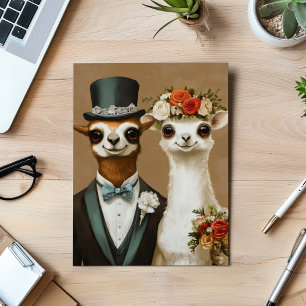 Wedding Animal Couple Invitation