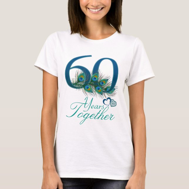 wedding anniversary / 60 / 60th / number 60 T-Shirt (Front)