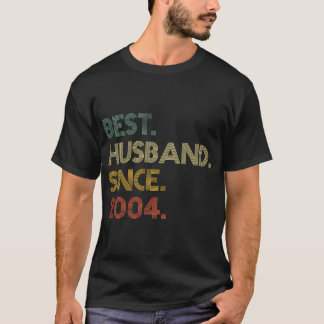Wedding Anniversary Best Husband Since 2004 T-Shirt