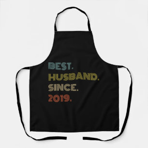 Wedding Anniversary Best Husband Since 2019 Apron