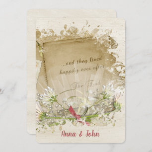 Wedding Anniversary Book Invitation