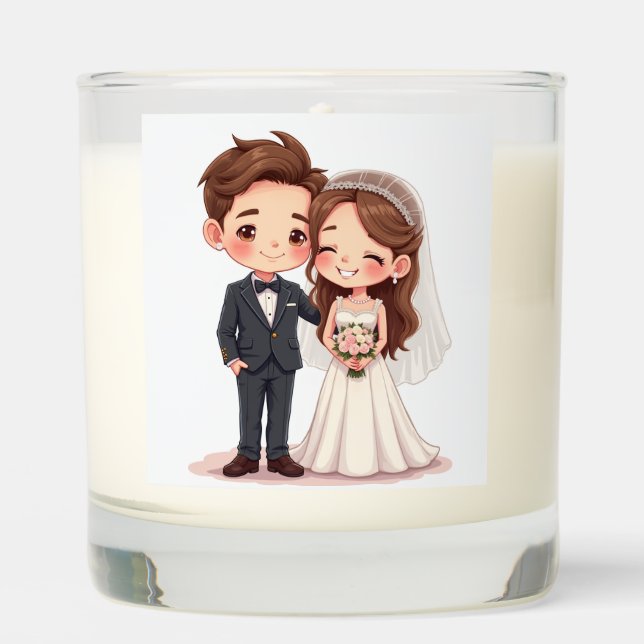 Wedding Anniversary Candle (Front)
