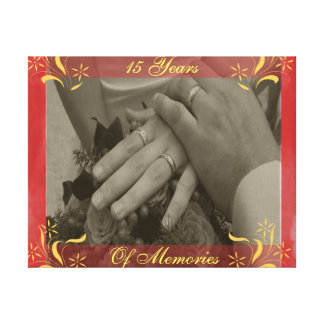 Wedding Anniversary Canvas Print