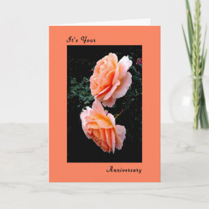 Wedding Anniversary Card with Sonya Roses