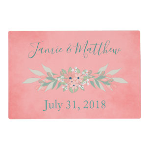 Wedding Anniversary Charm Placemat