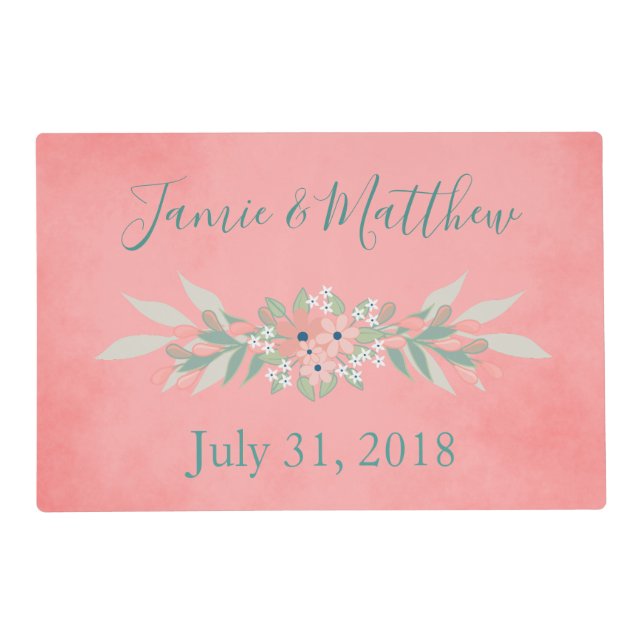 Wedding Anniversary Charm Placemat (Front)