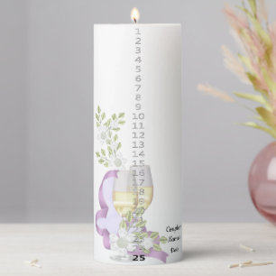 Wedding Anniversary Countdown Birthday Candle