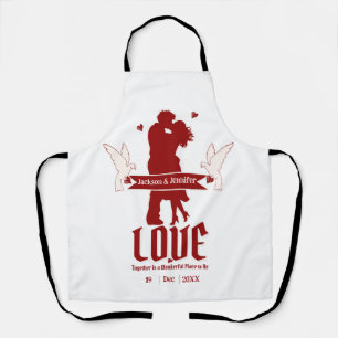 Wedding Anniversary Customizable Apron