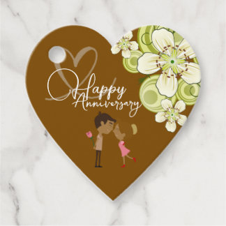 wedding anniversary favor tags