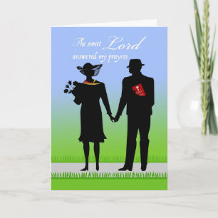 Wedding Anniversary for Husband, Christian Theme Card
