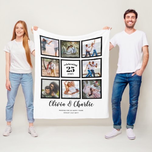 Wedding Anniversary Gift PHOTO COLLAGE - ANY YRS B