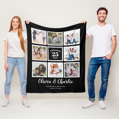 Wedding Anniversary Gift PHOTO COLLAGE - ANY YRS B