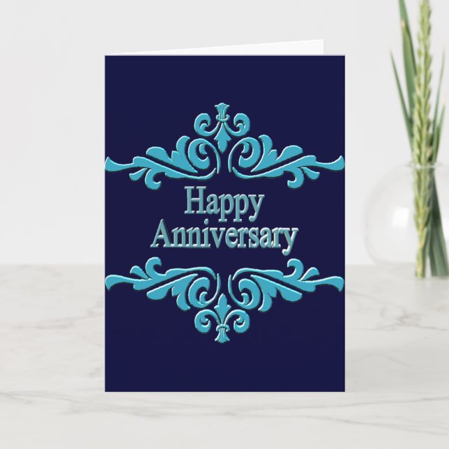 Wedding Anniversary Gifts Card (Front)