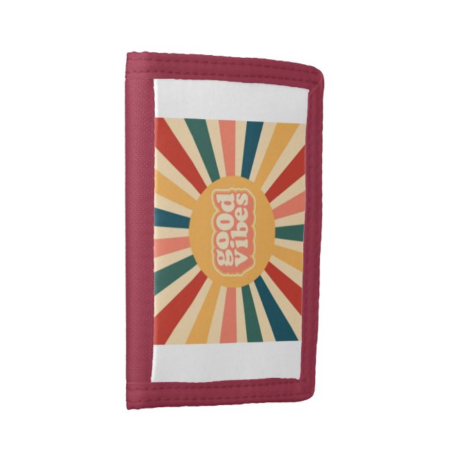 Wedding Anniversary Gifts Trifold Wallet (Side)