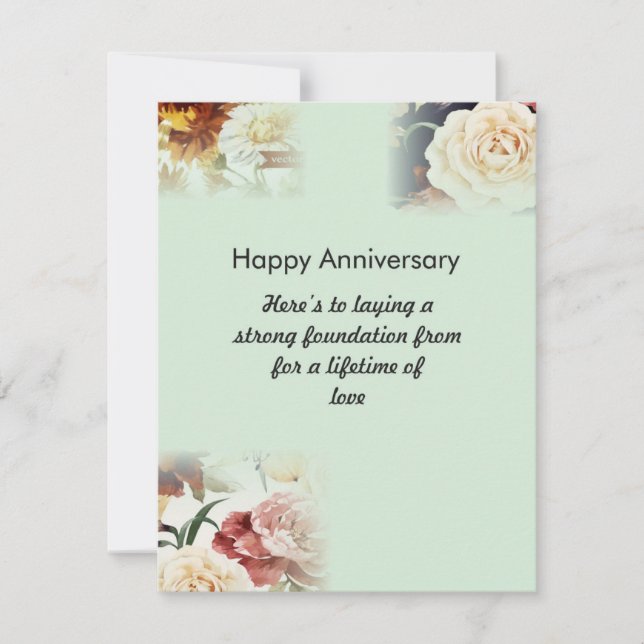 Wedding Anniversary Greeting Cards (Front)