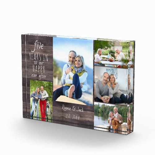 Wedding Anniversary Happy Ever After Multi Photo A
