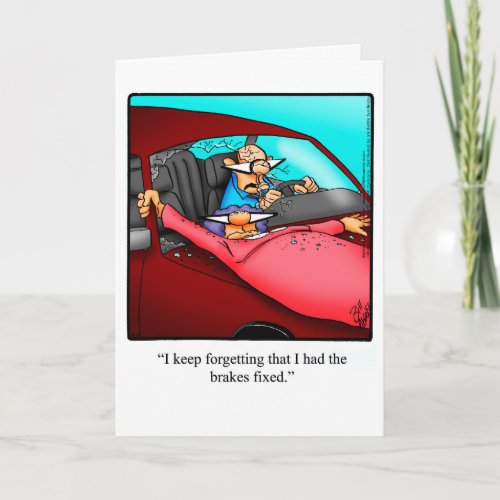 Wedding Anniversary Humor Card For Couple