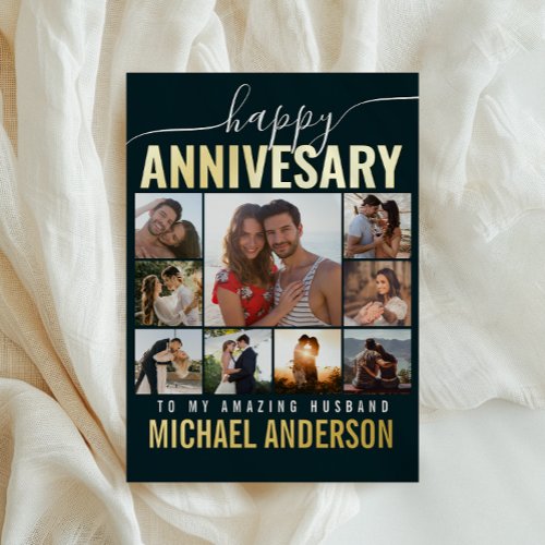 Wedding Anniversary Husband | Wife Collage Photo