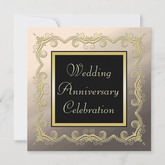 Wedding Anniversary Invitation (Front)